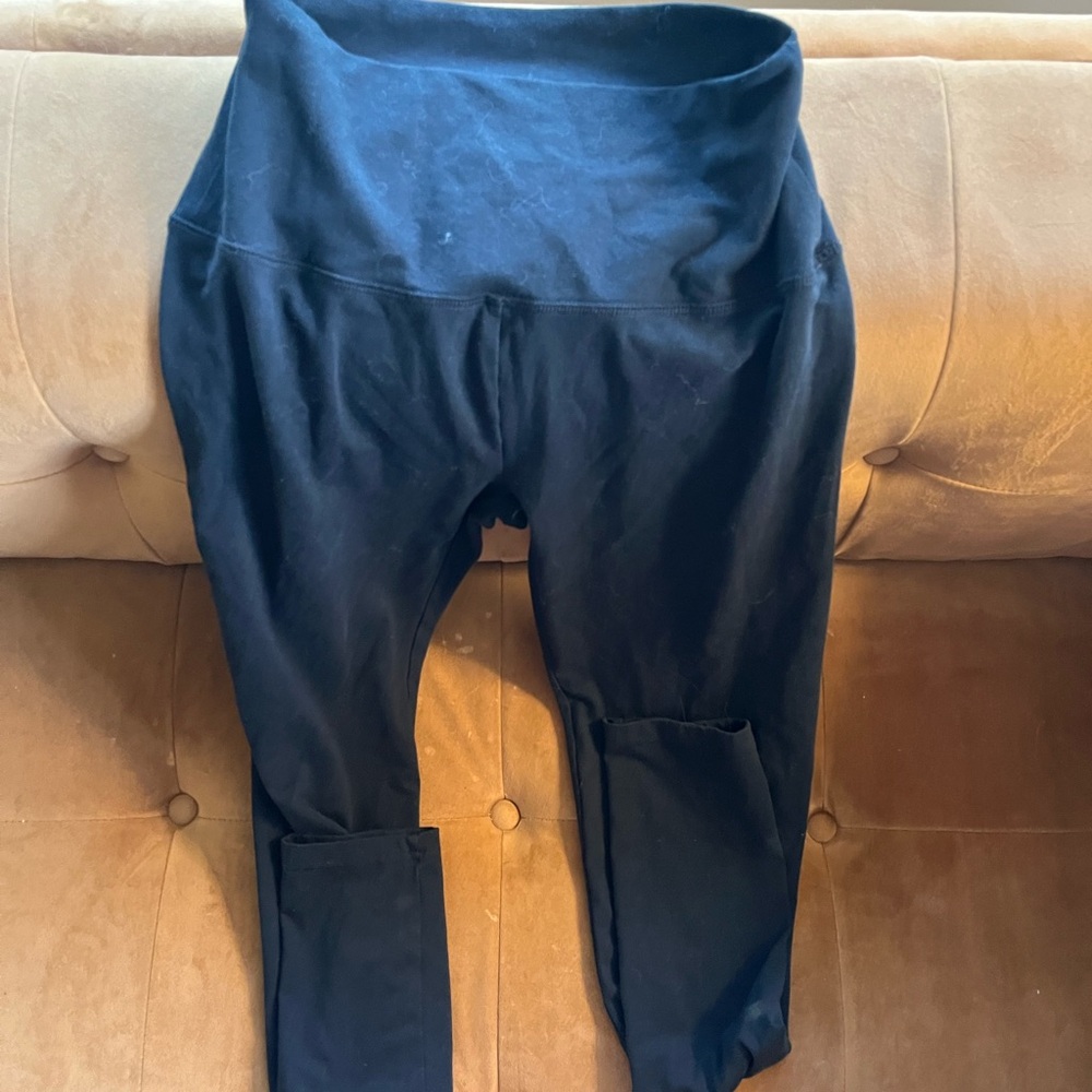 Black Aerie Offline Leggings, Size Medium, athletic wear, american eagle